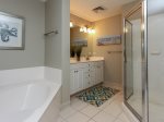 Master Bathroom with Separate Tub and Shower at 2307 Sea Crest